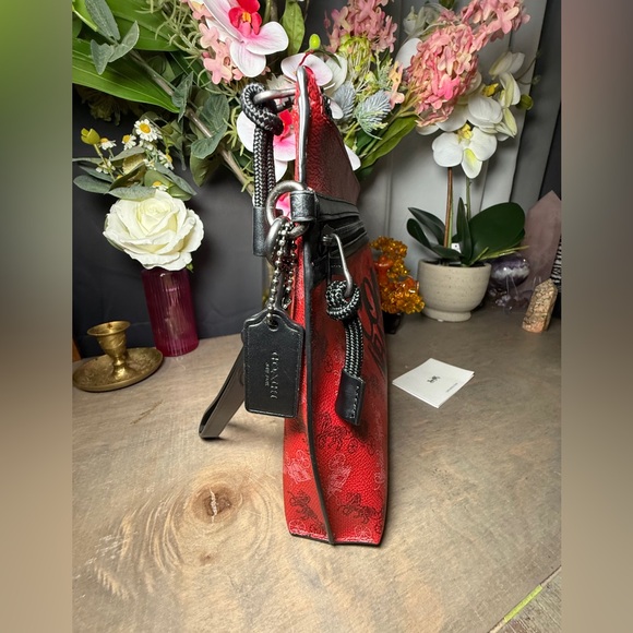 Coach Carryall Collectors Pouch black Horse and carriage. - Picture 7 of 16